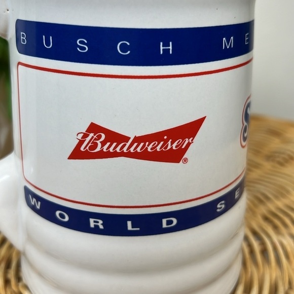 Budweiser 1982 Baseball World Series Champion Beer Mug Cardinals Collectible - Picture 7 of 11